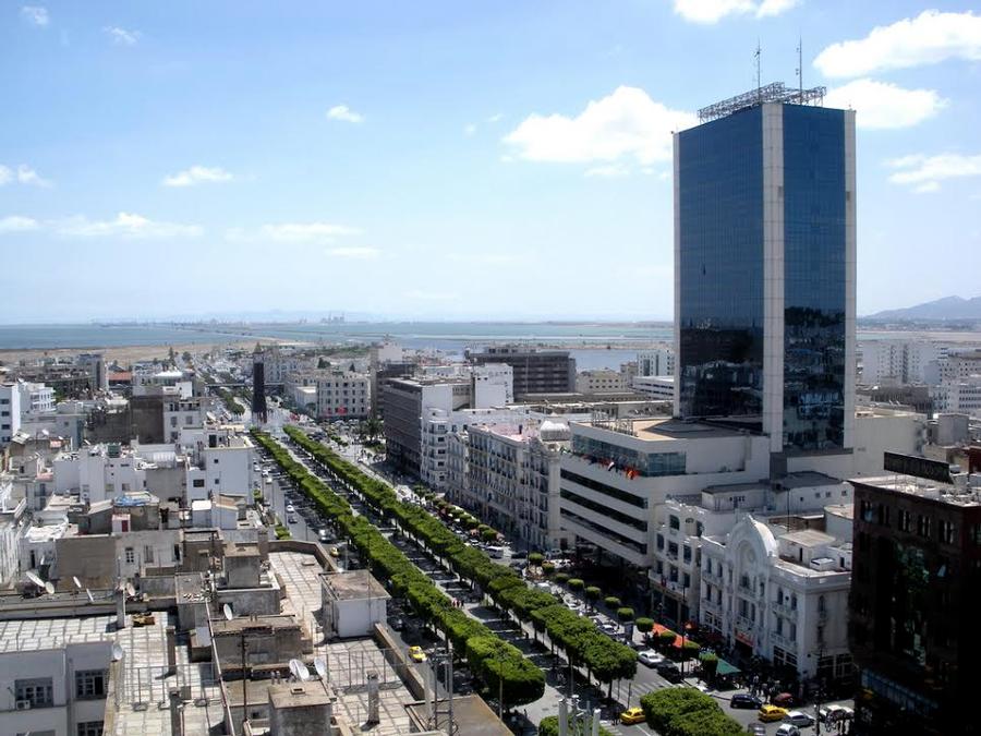 AFRICA-TUNIS-HOTEL Avenue Habib Bourguiba